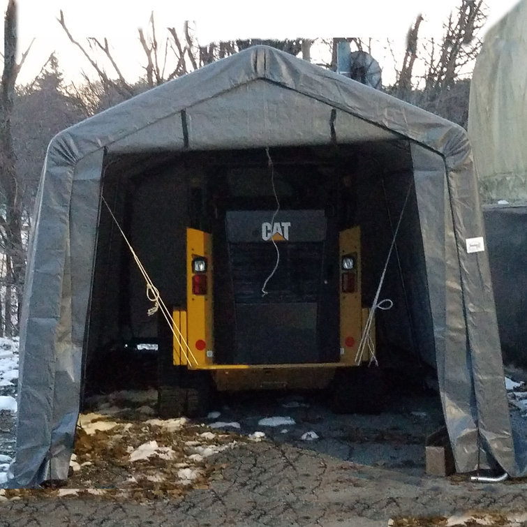 ShelterIt Garage instantané l 12 pi x P 28 pi et Commentaires Wayfair